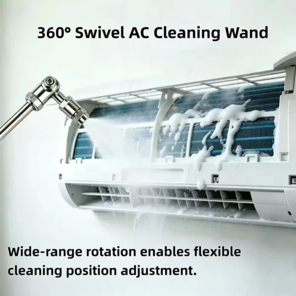 360 Swivel AC Cleaning Wand