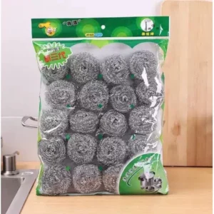 20 pcs Steel Wool Scrubber Balls