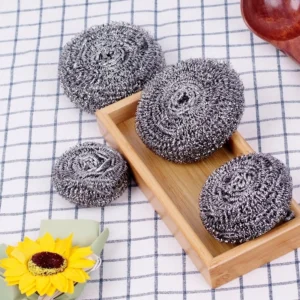 4 pcs Stainless Steel Wire Cleaning Balls