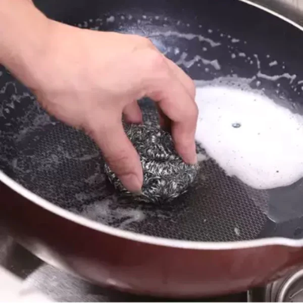 20 pcs Steel Wool Scrubber Balls