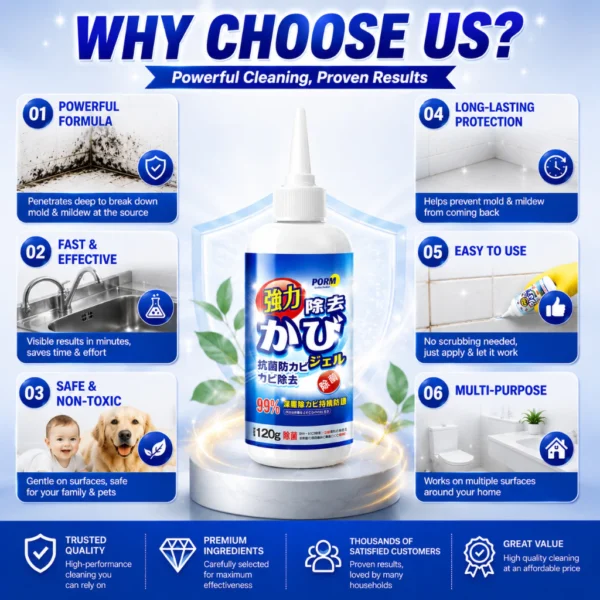 PORM Mildew Removal Gel 120g