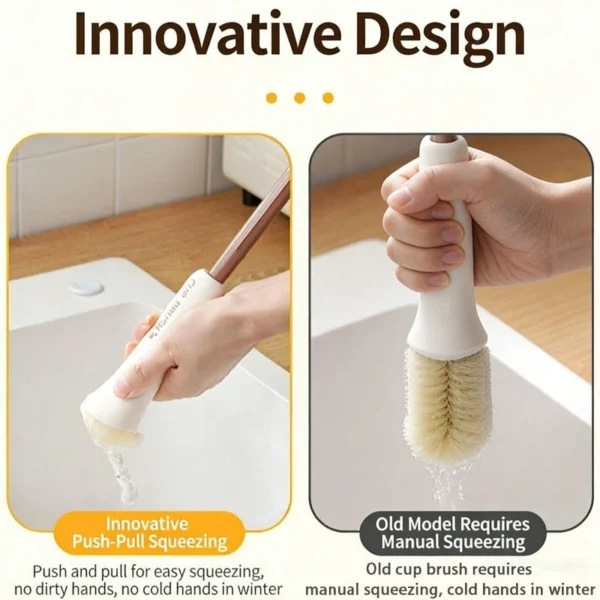 2 in 1 Long Handle Cup Cleaning Brush