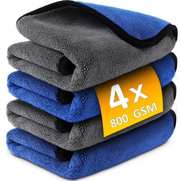Double Layer Microfiber Car Washing Towel