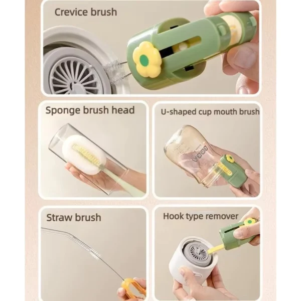 5 in 1 Bottle Cup Cleaning Brush
